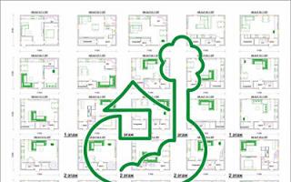 Планировка одноэтажных домов: фото, проекты Планировка первого этажа частного дома 8х11